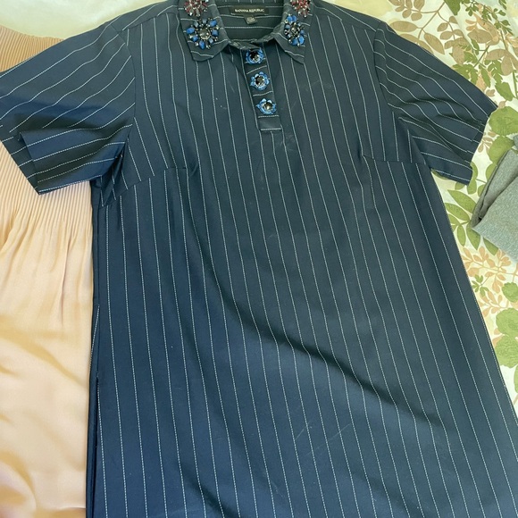 Banana Republic Blue Navy Dress - Picture 2 of 2